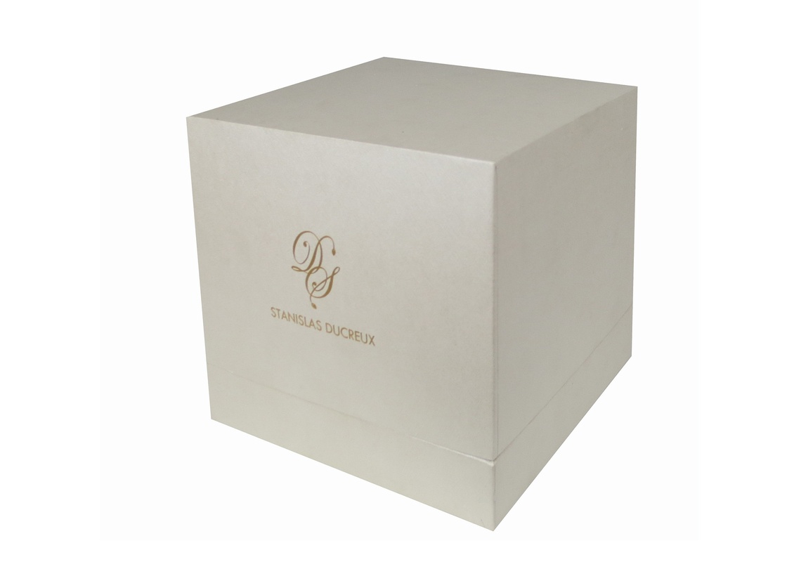 OEM Jewelry Cardboard Box Eco Friendly 2mm Thickness With Gold Stamping